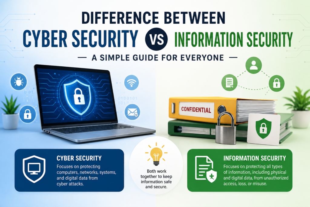 Difference Between Cyber Security and Information Security