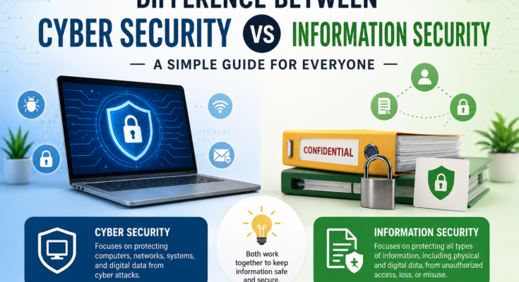Difference Between Cyber Security and Information Security